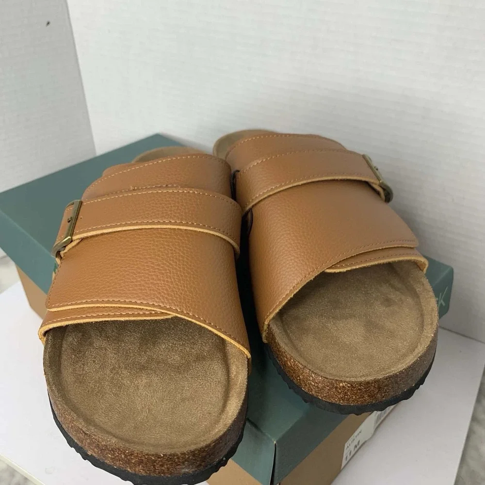 Woodstock Men's Austin Genuine Leather Comfort Sandal Size 11